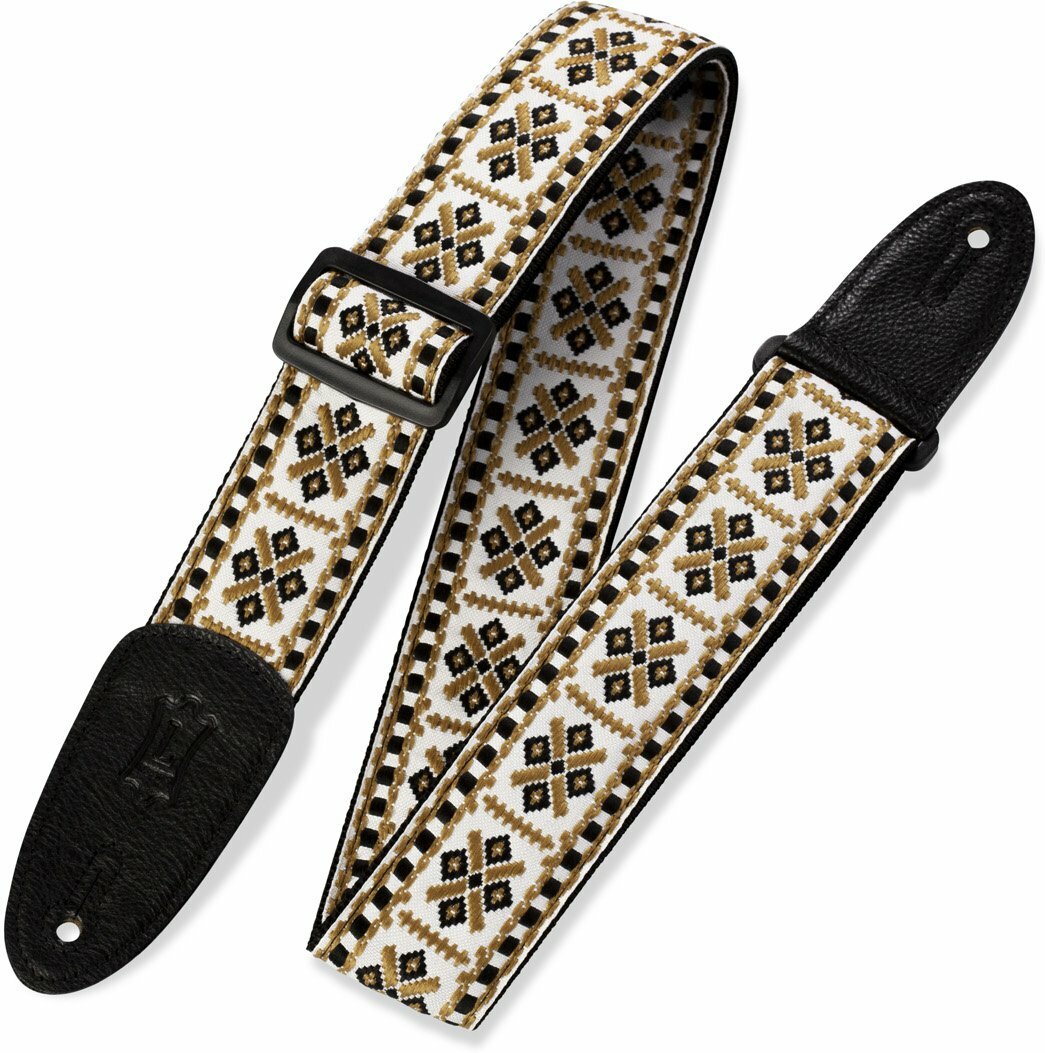 Levy's 5 Cm, Tissu Avec Motifs Hootenany, Dos Polypropylene - Design 007 - Guitar strap - Main picture