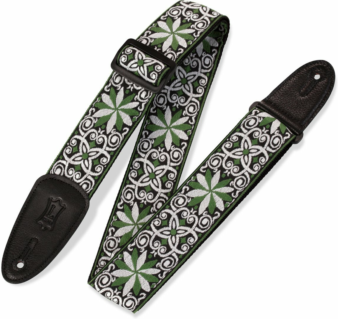 Levy's 5 Cm Tissu Avec Motifs Hootenany Dos Polypropylene Design 011 - Guitar strap - Main picture