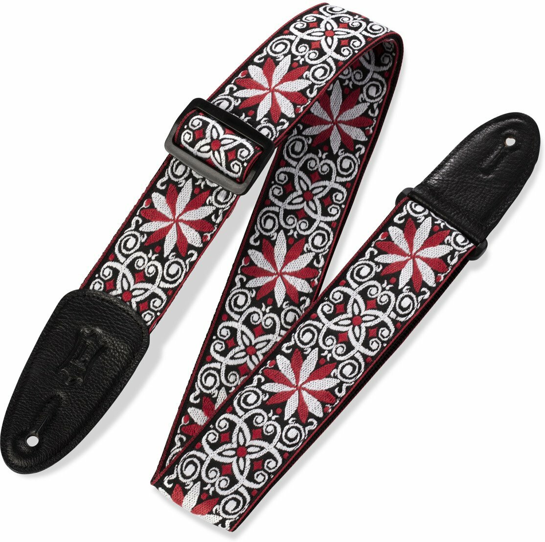 Levy's 5 Cm Tissu Avec Motifs Hootenany Dos Polypropylene Design 012 - Guitar strap - Main picture