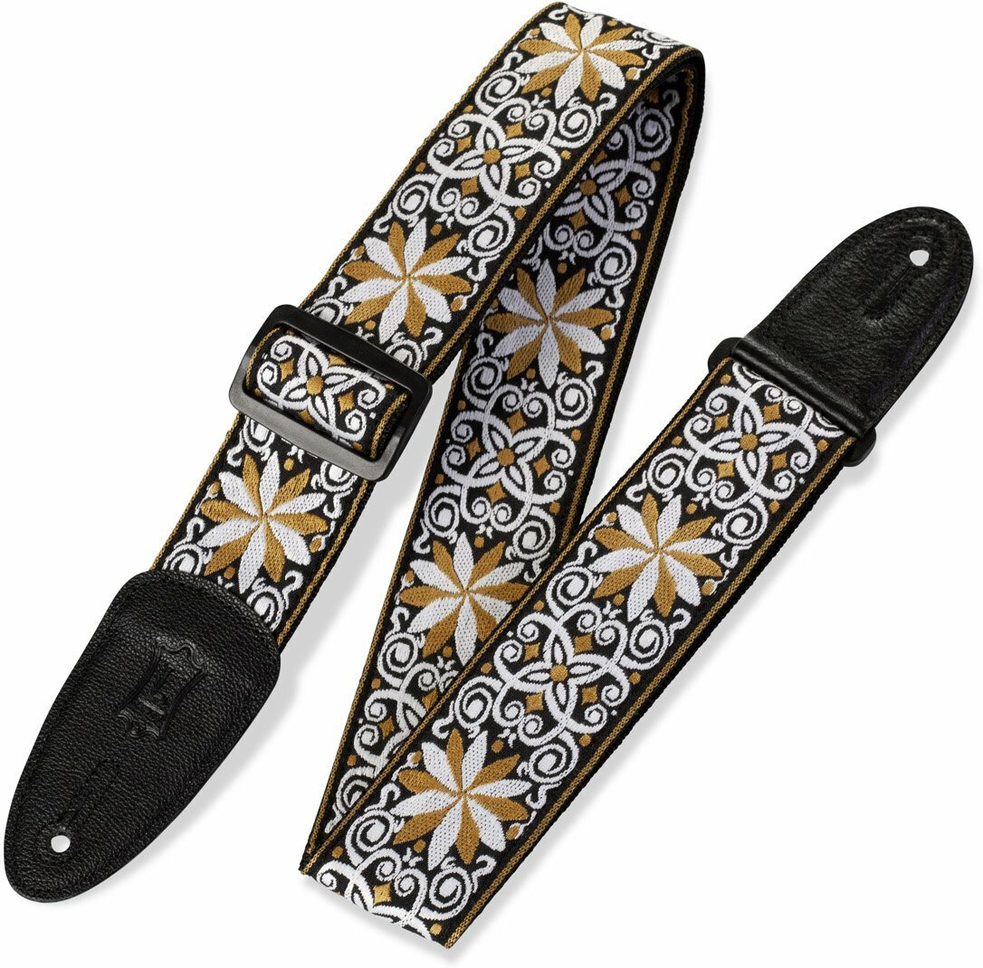 Levy's 5 Cm Tissu Avec Motifs Hootenany Dos Polypropylene Design 013 - Guitar strap - Main picture