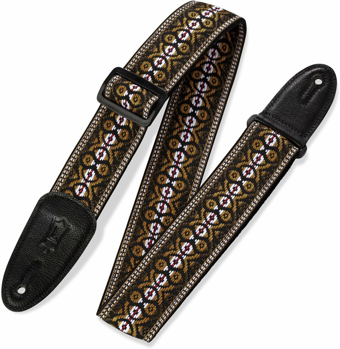 Levy's 5 Cm Tissu Avec Motifs Hootenany Dos Polypropylene Design 020 - Guitar strap - Main picture