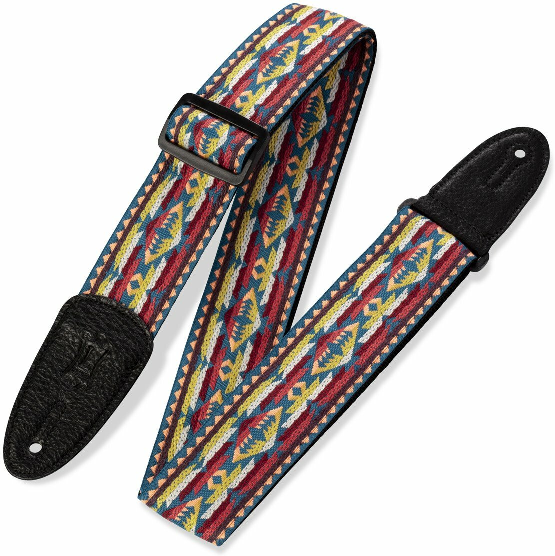 Levy's 5 Cm Tissu Avec Motifs Hootenany Dos Polypropylene Design 022 - Guitar strap - Main picture