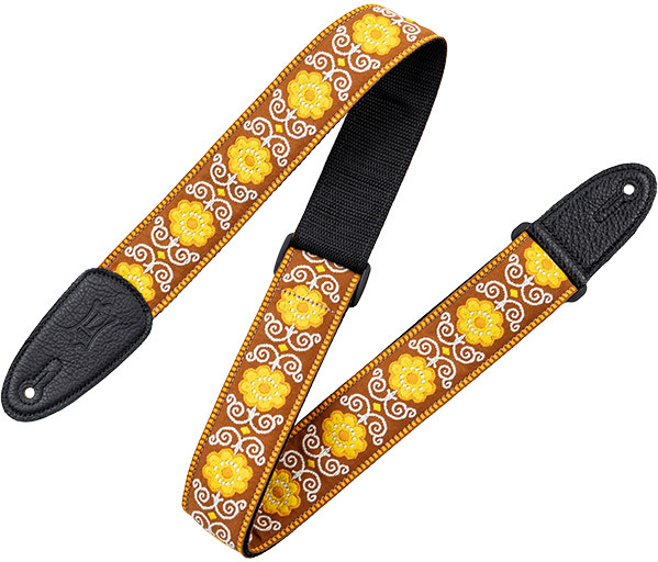 Levy's 5 Cm, Tissu Avec Motifs Hootenany, Dos Polypropylene - Design 027 - More stringed instruments accessories - Main picture