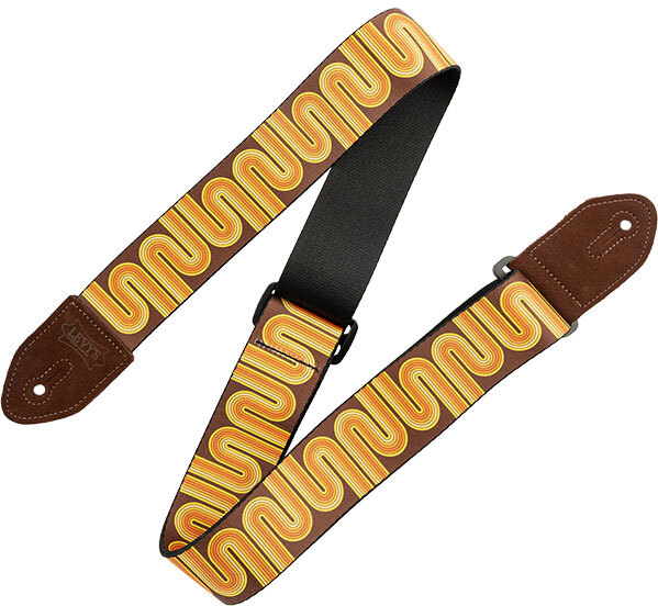 Levy's Mid Century Modern Series - 5 Cm Polyester, Sunset Groove - Guitar strap - Main picture