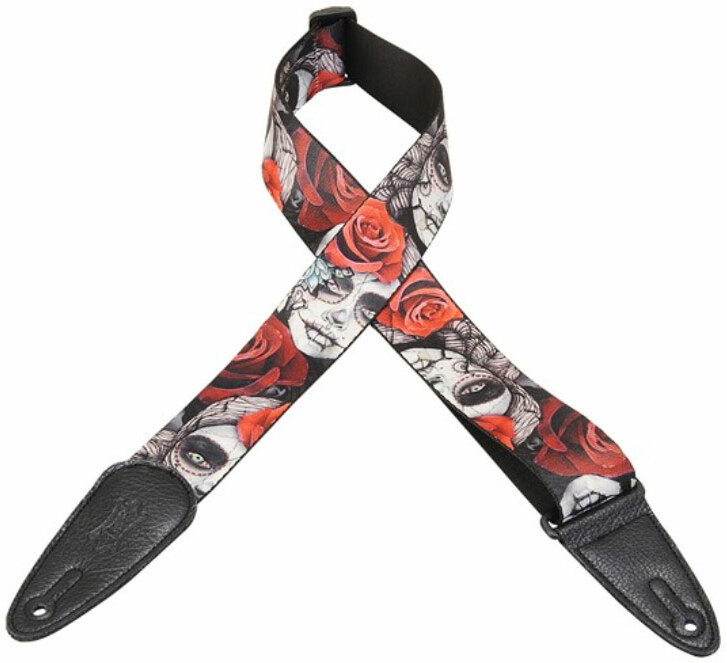 Levy's Mpds2-rr Polyester Guitar Strap 2inc - Guitar strap - Main picture