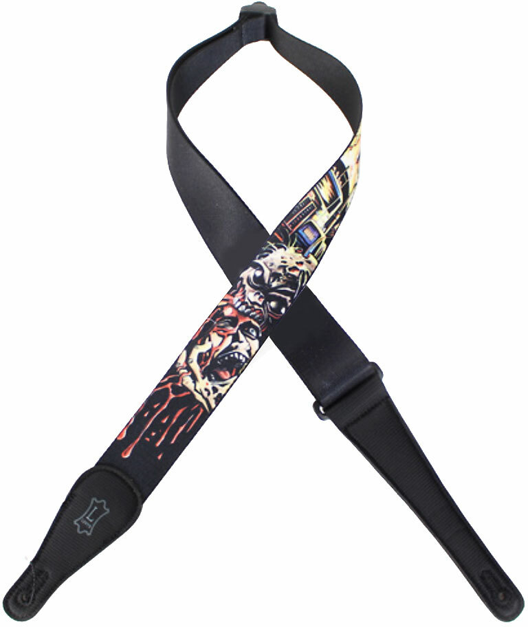 Levy's Mpnz2-001 Zombie Polyester Guitar Strap 2inc - Guitar strap - Main picture