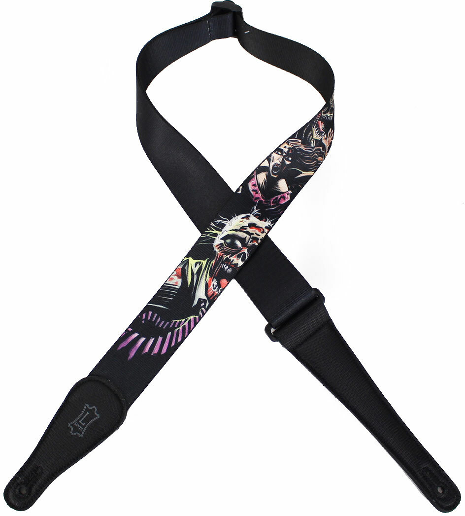 Levy's Mpnz2-002 Zombie Polyester Guitar Strap 2inc - Guitar strap - Main picture