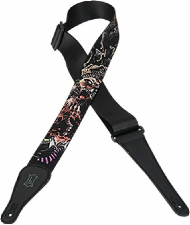 Levy's Mpnz2-004 Zombie Polyester Guitar Strap 2inc - Guitar strap - Main picture