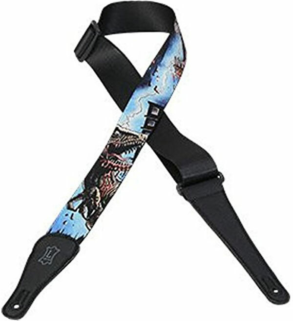 Levy's Mpnz2-006 Zombie Polyester Guitar Strap 2inc - Guitar strap - Main picture