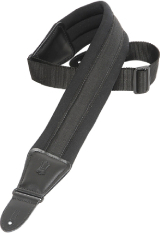 Levy's 8 Cm Neoprene-polypropylene - Noir - Guitar strap - Main picture