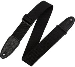 Guitar strap Levy's M8-BLK - Polypropylene 5 cm Levy's Logo