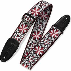 Guitar strap Levy's 5 cm wide jacquard guitar strap - Design 012