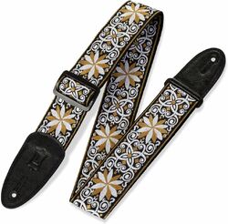 Guitar strap Levy's 5 cm wide jacquard guitar strap - Design 013