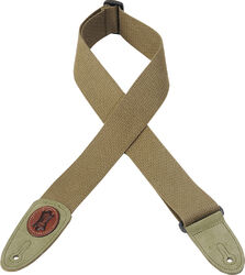 Guitar strap Levy's MSSC8-GRN Cotton Guitar Strap