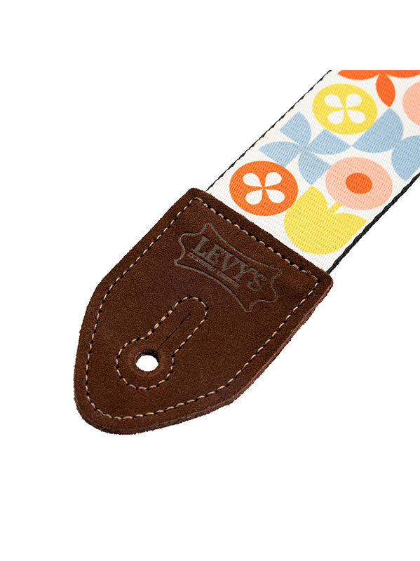 Levy's Mid Century Modern Series - 5 Cm Polyester, Retro Flower - Guitar strap - Variation 2