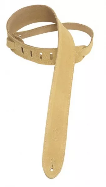 Guitar strap Levy's Suede leather MS12 tan