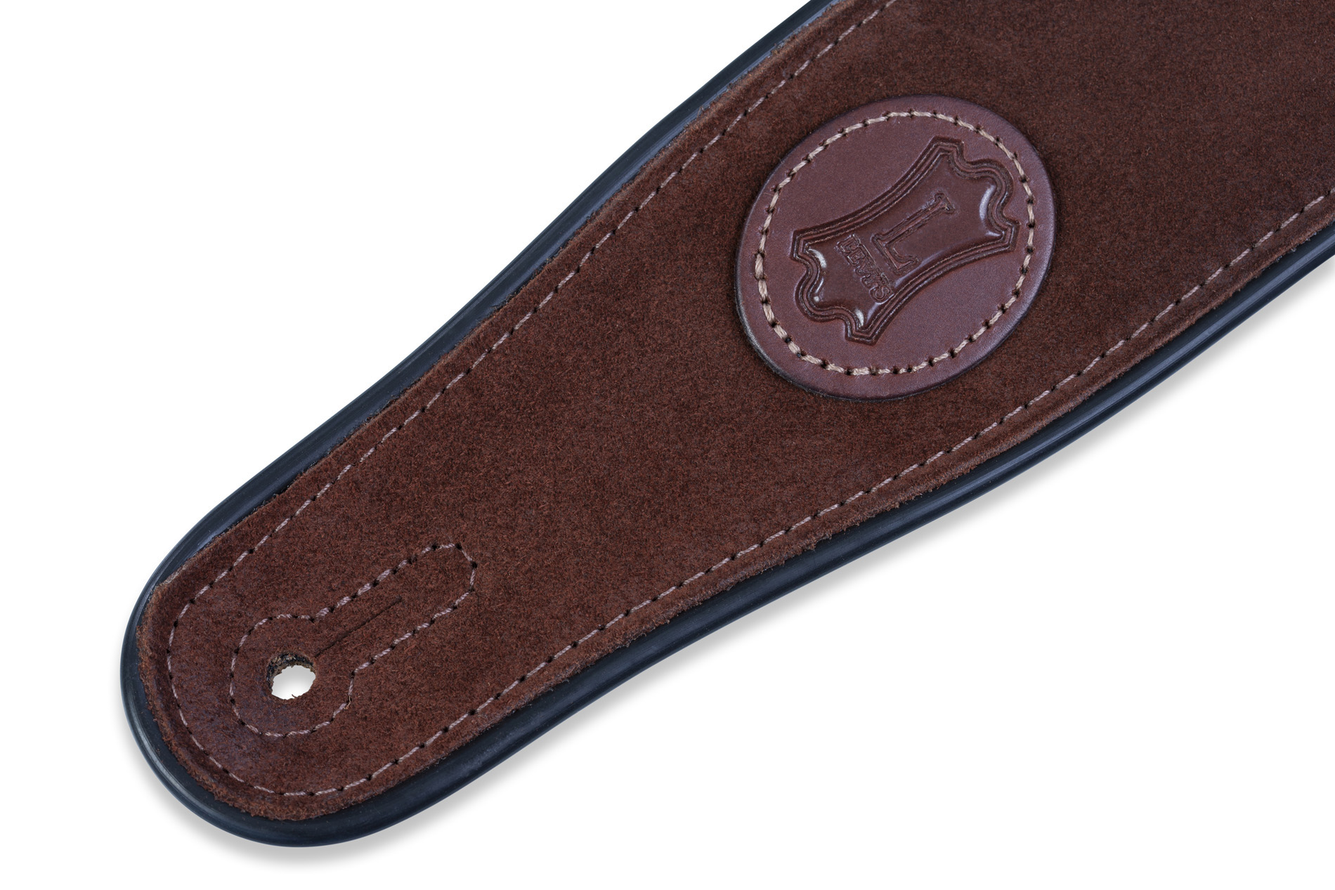 Levy's Suede Leather Sangle Daim Mss3 Brown - Guitar strap - Variation 2