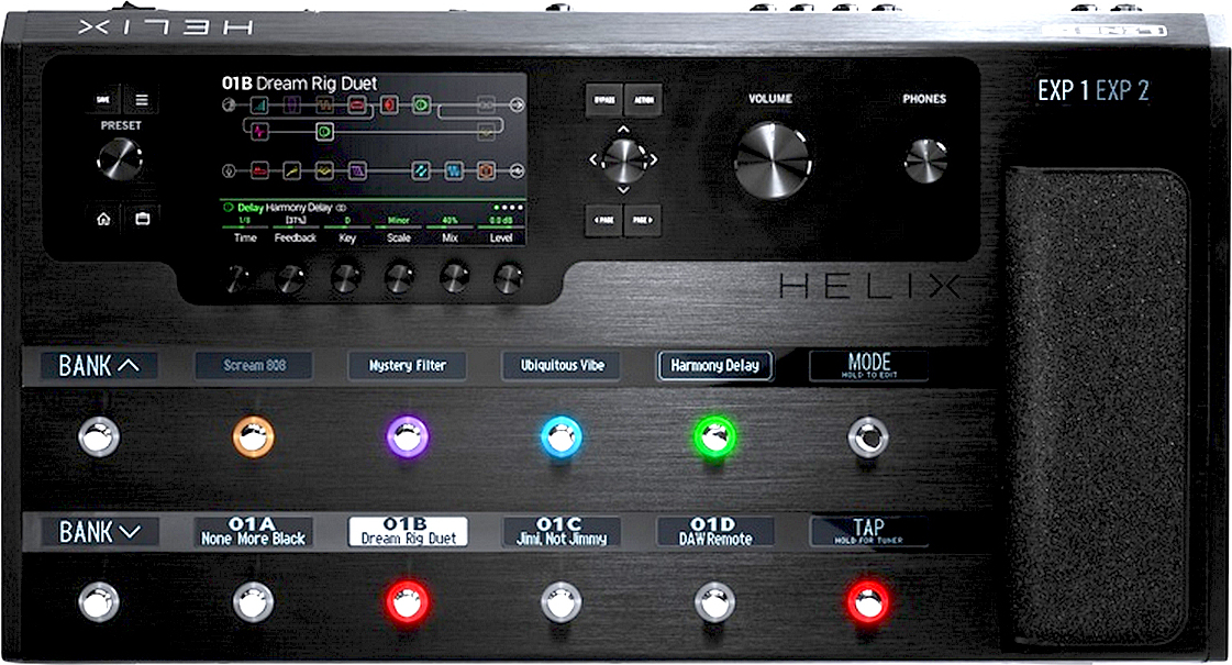 Line 6 Helix Floor Guitar Processor - Guitar amp modeling simulation - Main picture