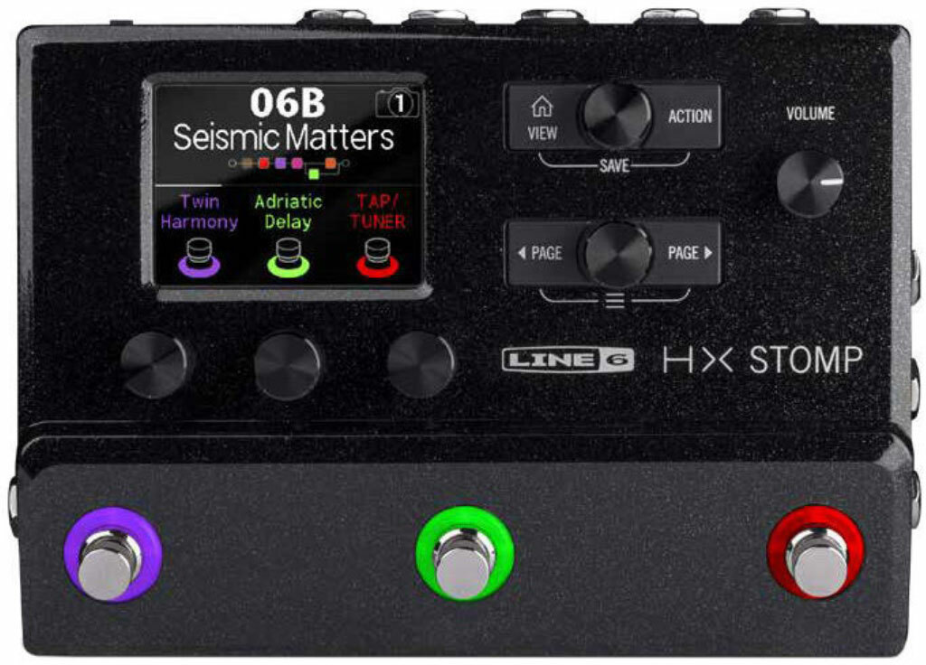 Line 6 Hx Stomp - Guitar amp modeling simulation - Main picture