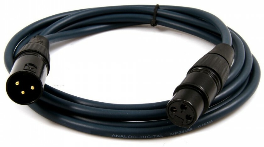 X3001-10M - XLR(M) / XLR(F) Golden Series Cable X-tone