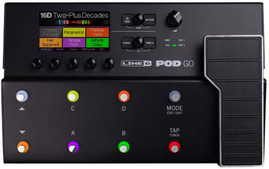 Line 6 Pod Go - Guitar amp modeling simulation - Main picture