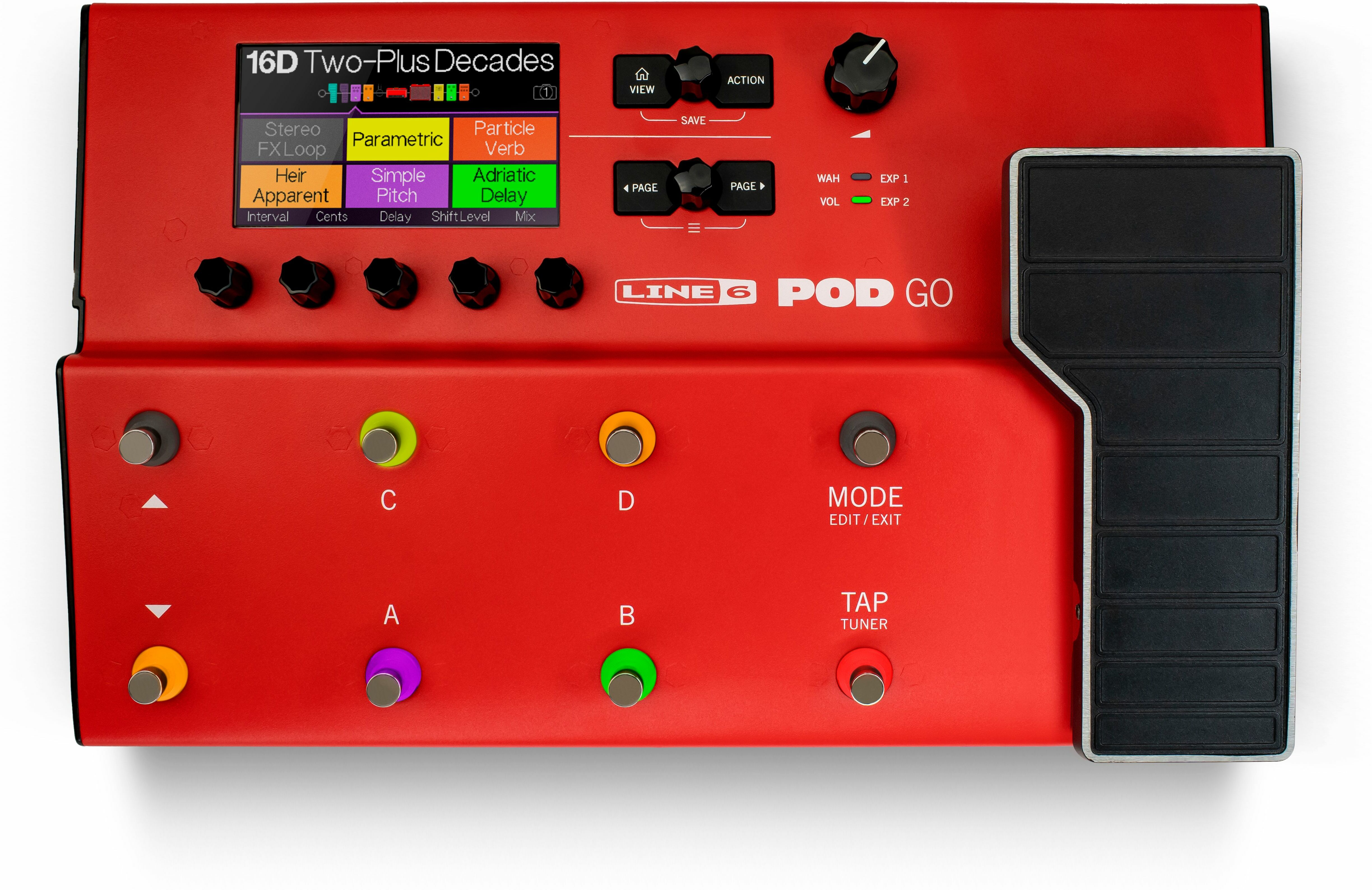 Line 6 Pod Go Limited Edition Red - Guitar amp modeling simulation - Main picture