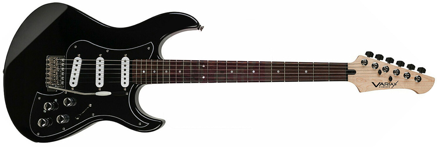 Line 6 Variax Standard Sss Trem Rw - Midnight Black - Modeling guitar - Main picture