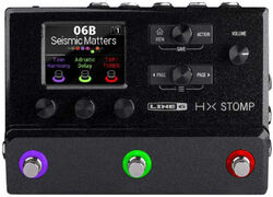 Guitar amp modeling simulation Line 6 HX Stomp