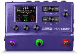 Guitar amp modeling simulation Line 6 HX Stomp Limited Edition Purple