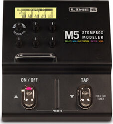 Guitar amp modeling simulation Line 6 M5 Stompbox