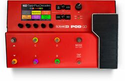 Guitar amp modeling simulation Line 6 Pod Go Limited Edition Red