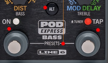 Line 6 Pod Express Bass - Multieffect for electric guitar - Variation 12