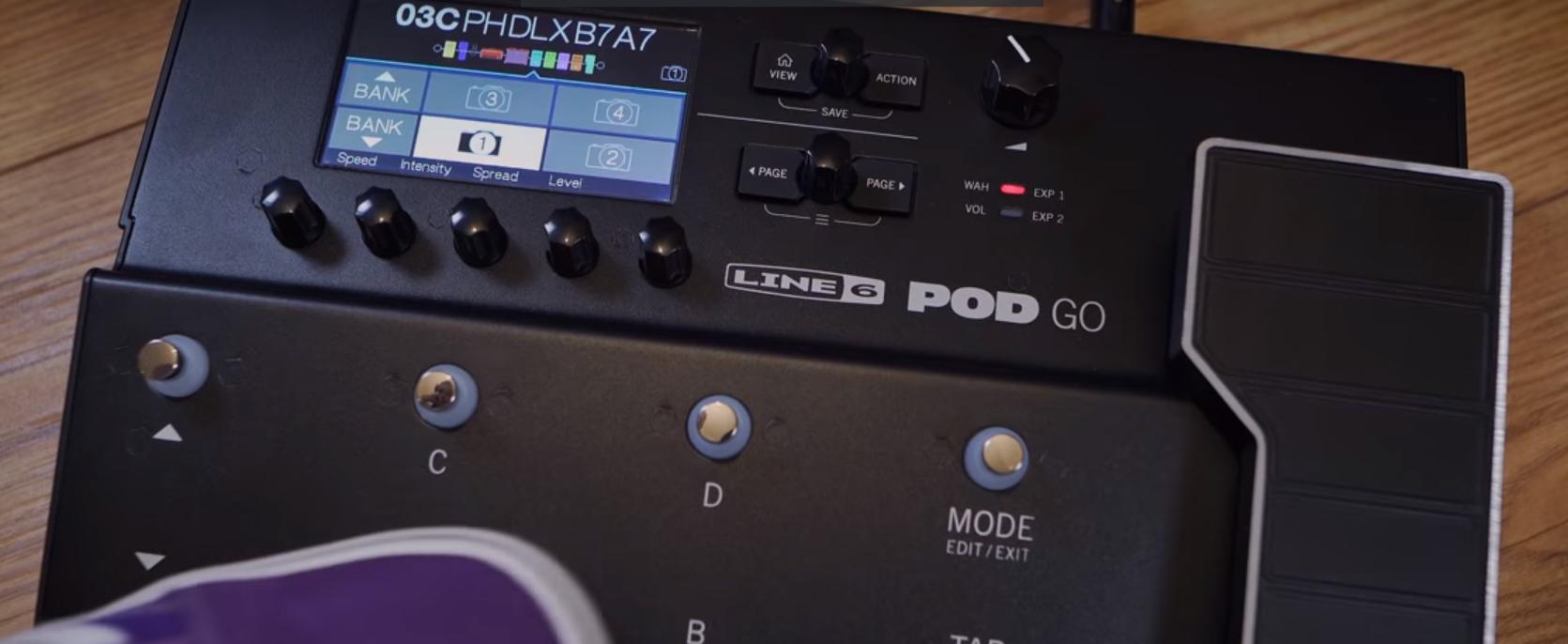 Line 6 POD Go Guitar amp modeling simulation