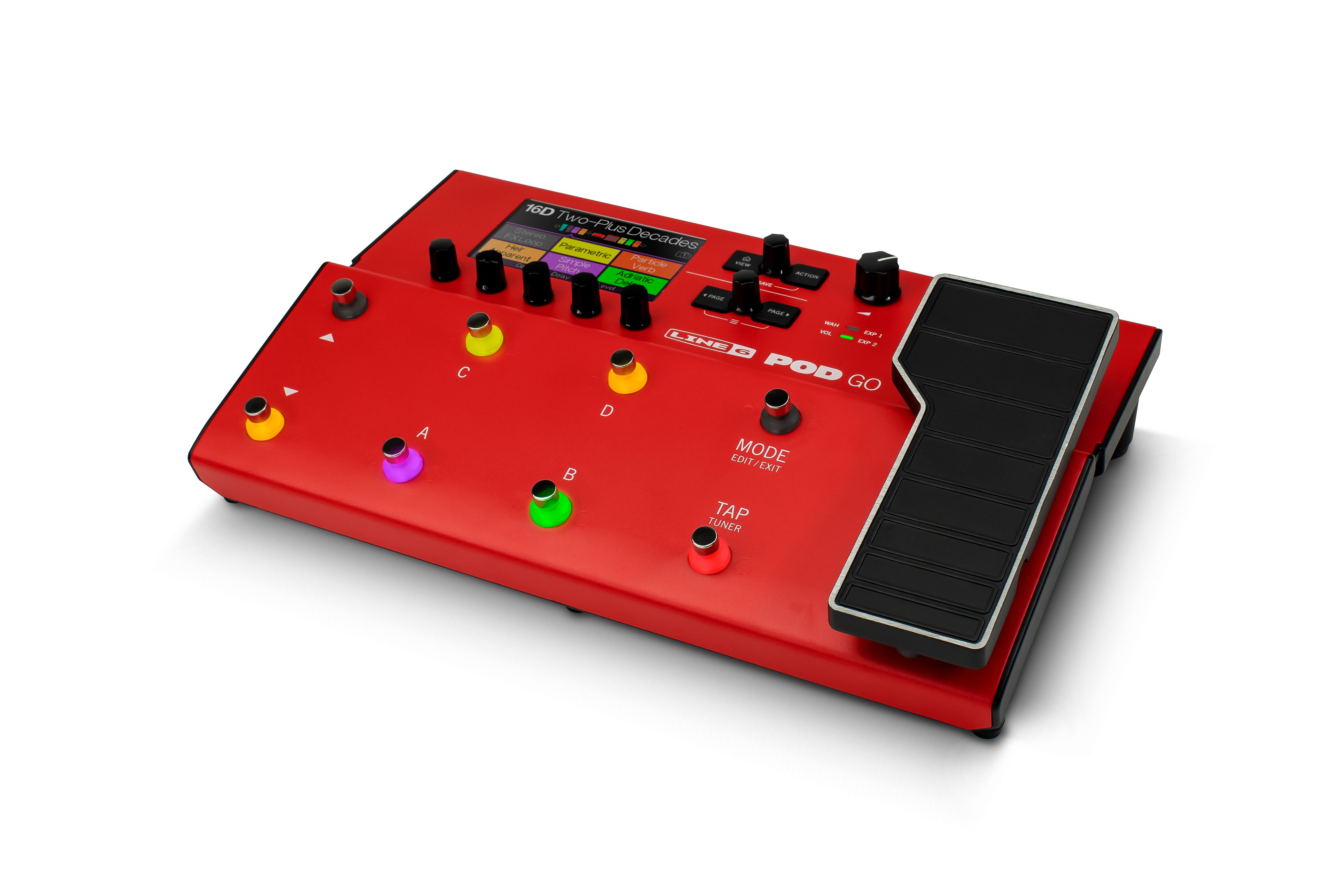 Line 6 Pod Go Limited Edition Red - Guitar amp modeling simulation - Variation 2
