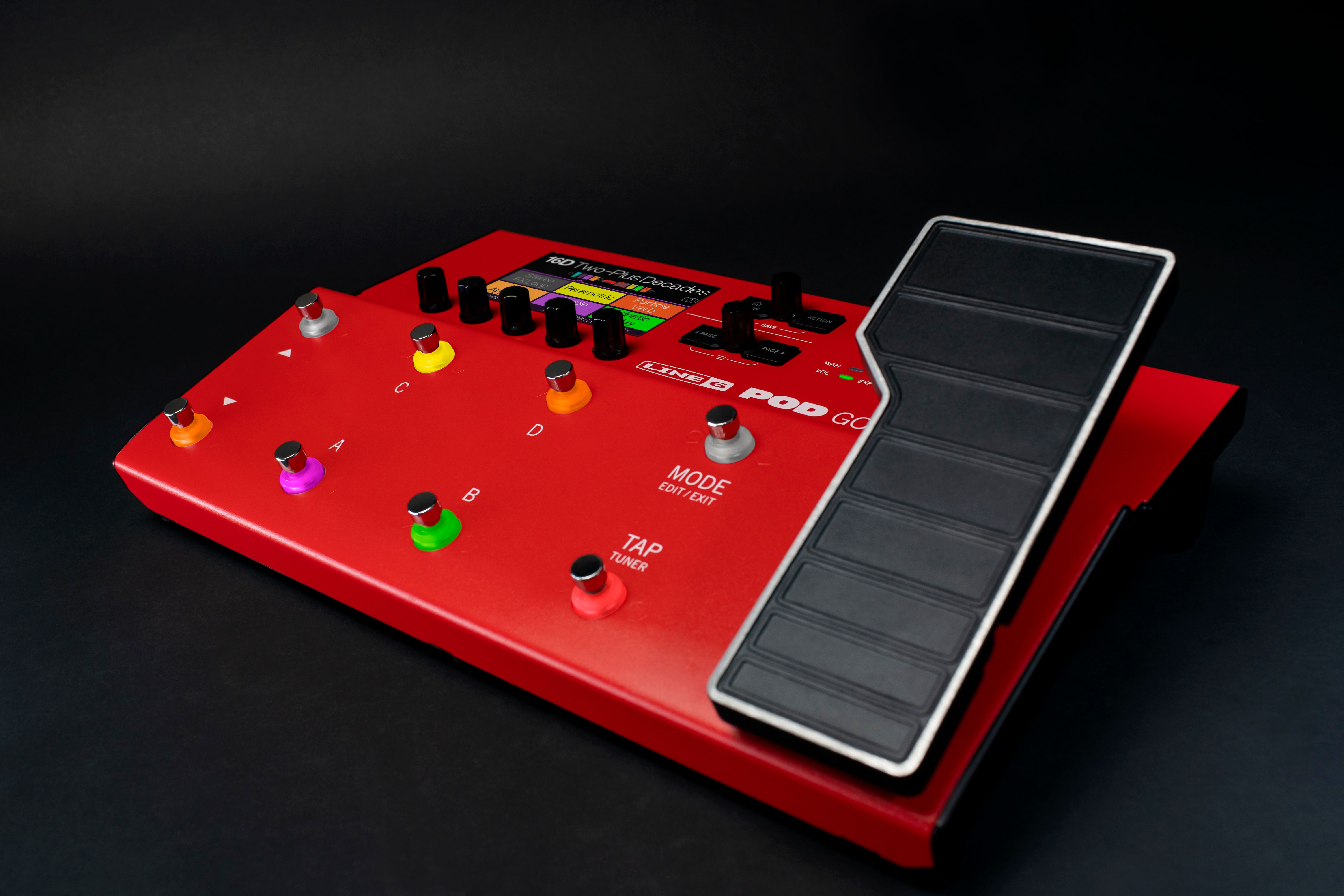Line 6 Pod Go Limited Edition Red - Guitar amp modeling simulation - Variation 4