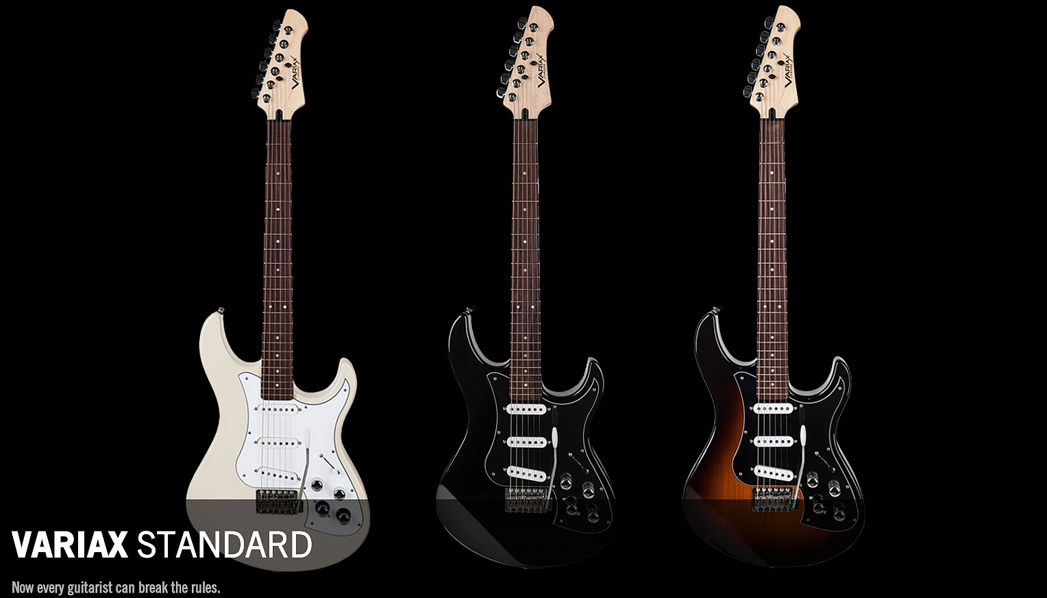 Line 6 Variax Standard Sss Trem Rw - Midnight Black - Modeling guitar - Variation 2