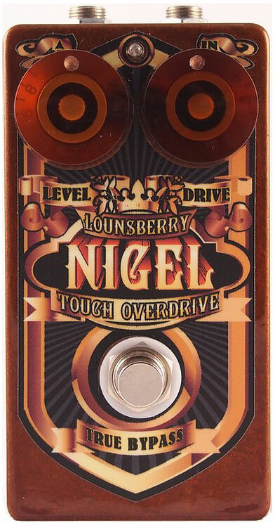 Lounsberry Pedals Ngo-1 Nigel Touch Overdrive Standard - Overdrive, distortion & fuzz effect pedal - Main picture