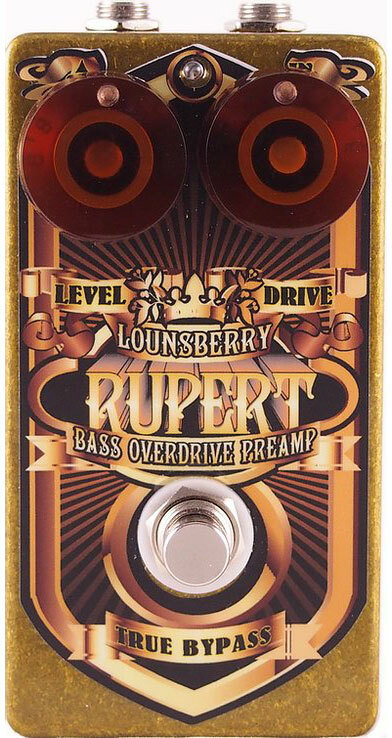 Lounsberry Pedals Rbo-1 Rupert Bass Overdrive Standard - Overdrive, distortion, fuzz effect pedal for bass - Main picture