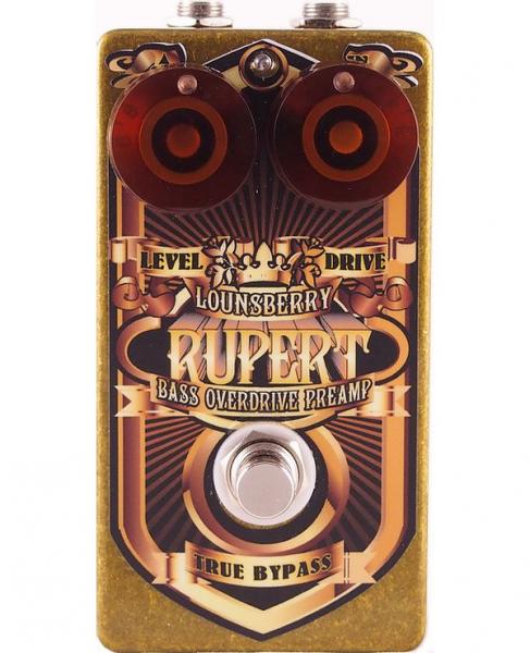 Overdrive, distortion, fuzz effect pedal for bass Lounsberry pedals RBO-1 Rupert Bass Overdrive Standard
