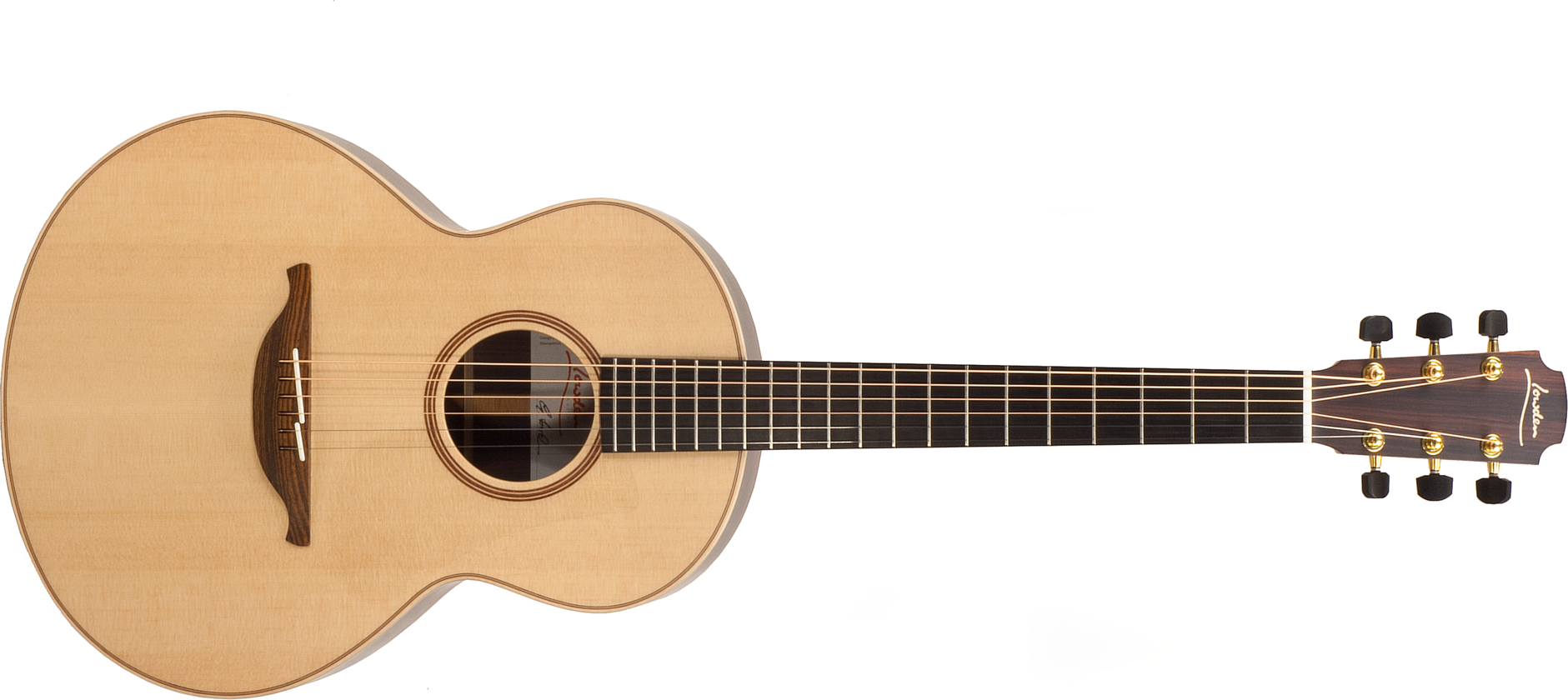 Lowden S32 Ir/ss Original Concert Epicea Palissandre - Natural Satin - Acoustic guitar & electro - Main picture