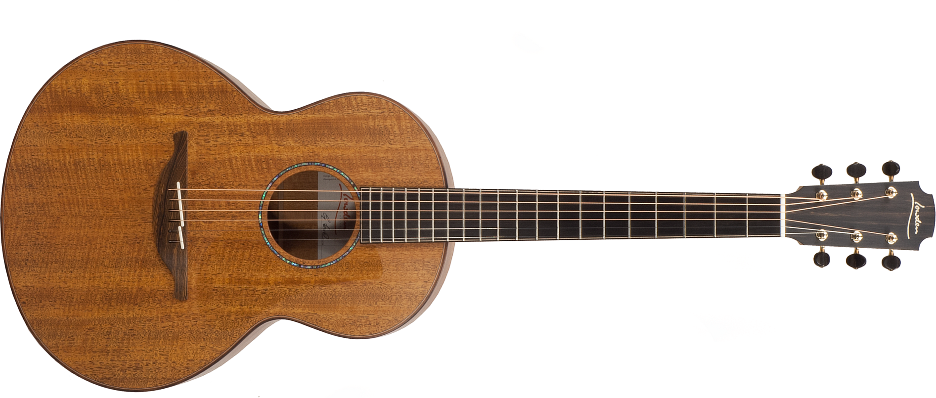 Lowden S35-m Orchestra Model Fiddleback Mahogany Tout Acajou - Natural - Acoustic guitar & electro - Main picture