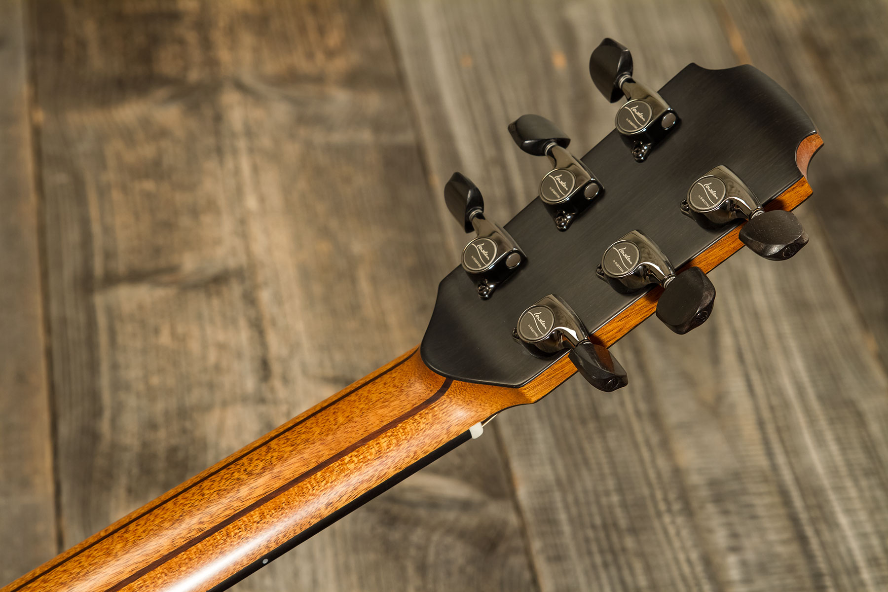 Lowden Custom Shop F50 Auditorium Sinker Redwood Macassar Ebony Eb #26347 - Natural - Folk guitar - Variation 10