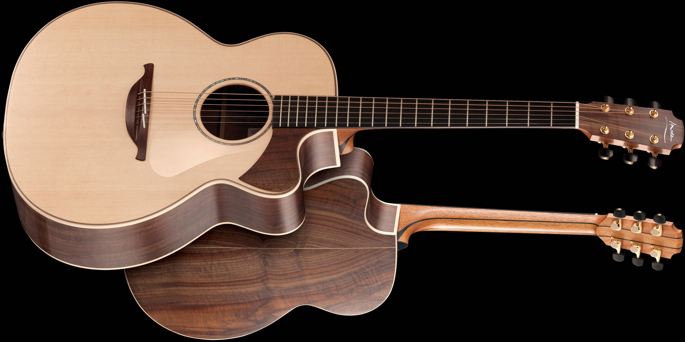 Lowden Thomas Leeb Signature Jumbo Epicea Noyer Eb - Natural - Acoustic guitar & electro - Variation 1