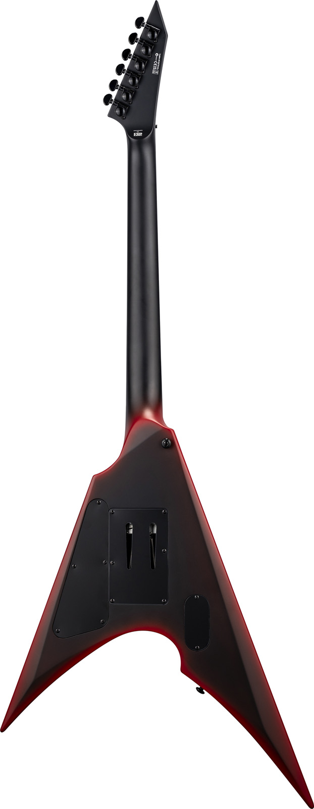 Ltd Arrow Black Metal Series Fr 1h Eb - Black Red Burst Satin - Metal electric guitar - Variation 1