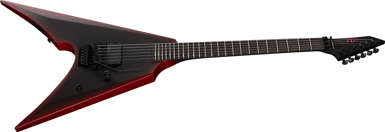 Ltd Arrow Black Metal Series Fr 1h Eb - Black Red Burst Satin - Metal electric guitar - Variation 2