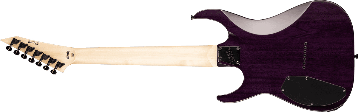 Ltd Brian Head Welch Sh-207 Signature Hh Ht Jat - See Thru Purple - 7 string electric guitar - Variation 2