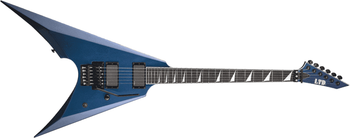 Ltd Arrow-1000 Hh Emg Fr Eb - Violet Andromeda - Metal electric guitar - Main picture