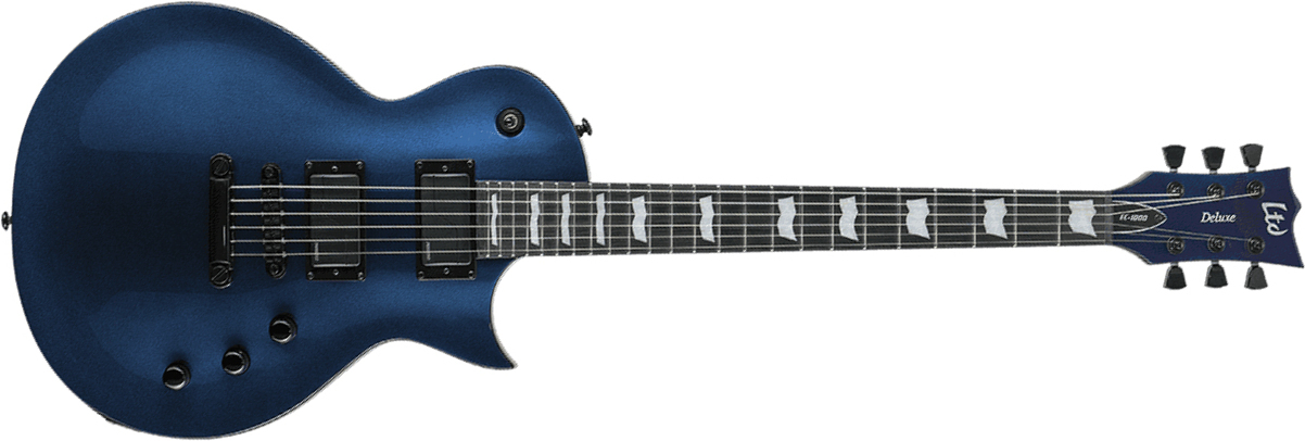 Ltd Ec-1000 Hh Fishman Fluence Ht Eb - Violet Andromeda - Single cut electric guitar - Main picture