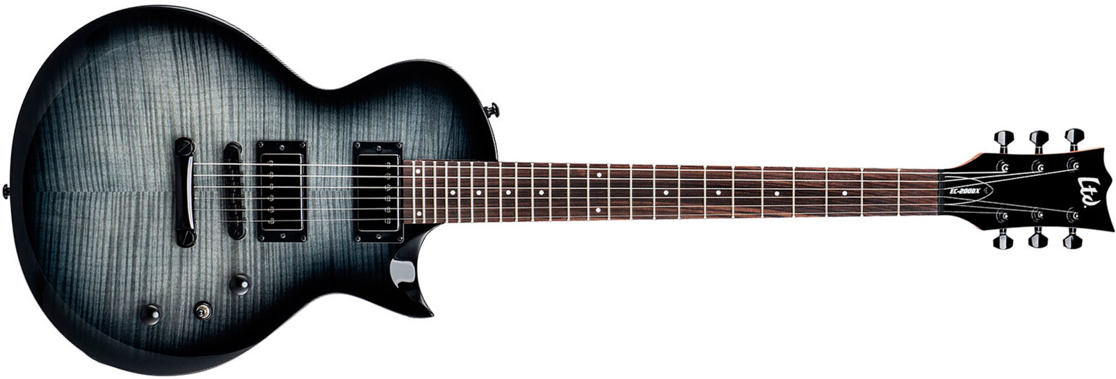 Ltd Ec200dx 2h Ht Rw - Charcoal Burst - Single cut electric guitar - Main picture