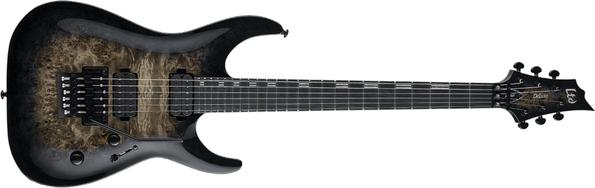 Ltd H-1001fr 2h Seymour Duncan Fr Eb - Black Natural Burst - Str shape electric guitar - Main picture